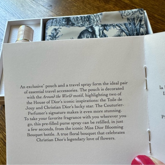 ⚡️Limited Edition Dior Set - Drawstring Bag & Refillable Miss Dior Travel - Picture 3 of 9